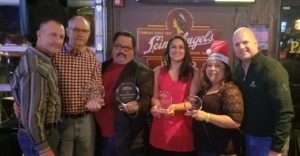 TriFection staff winner at 2018 Christmas Party