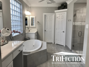 Custom bathroom remodel in Katy