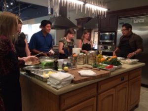 Trifection in cooking school