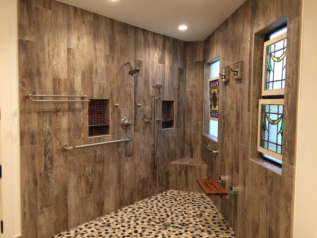 functional bathroom renovation in piney point