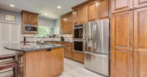 TriFection kitchen with custom cabinets