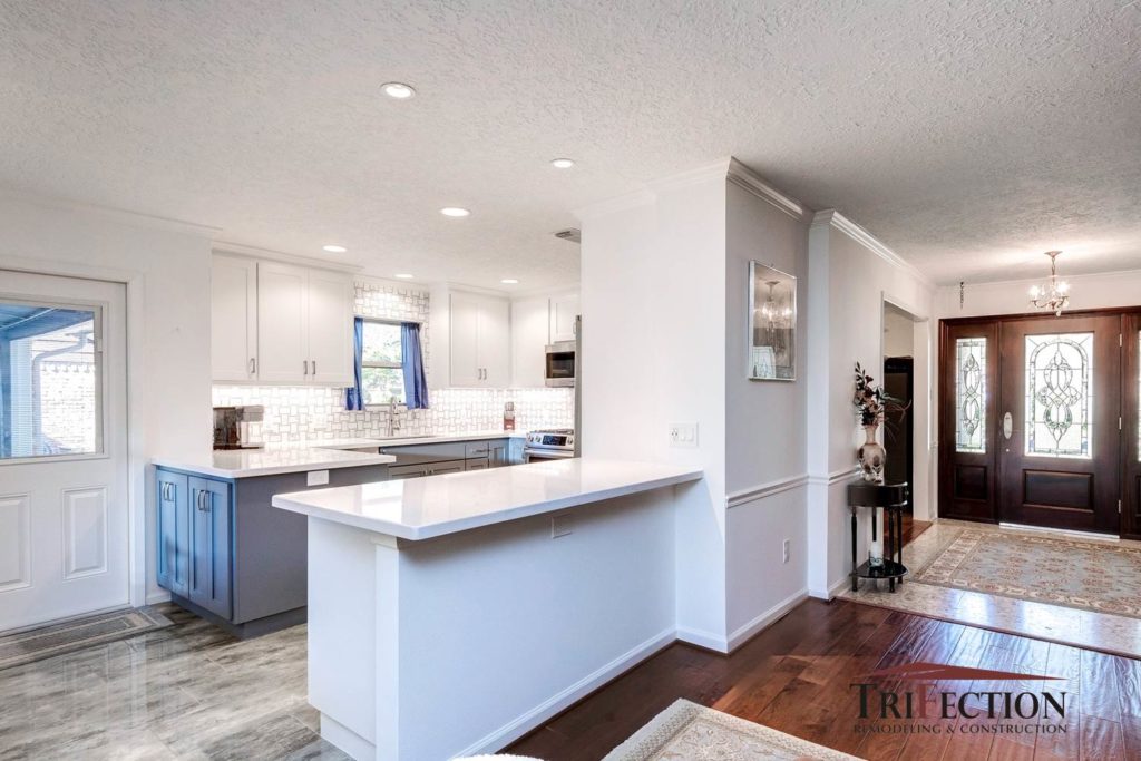 Two Color for Kitchen Cabinets - After