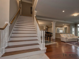 Wood Stairs and Wood Flooring