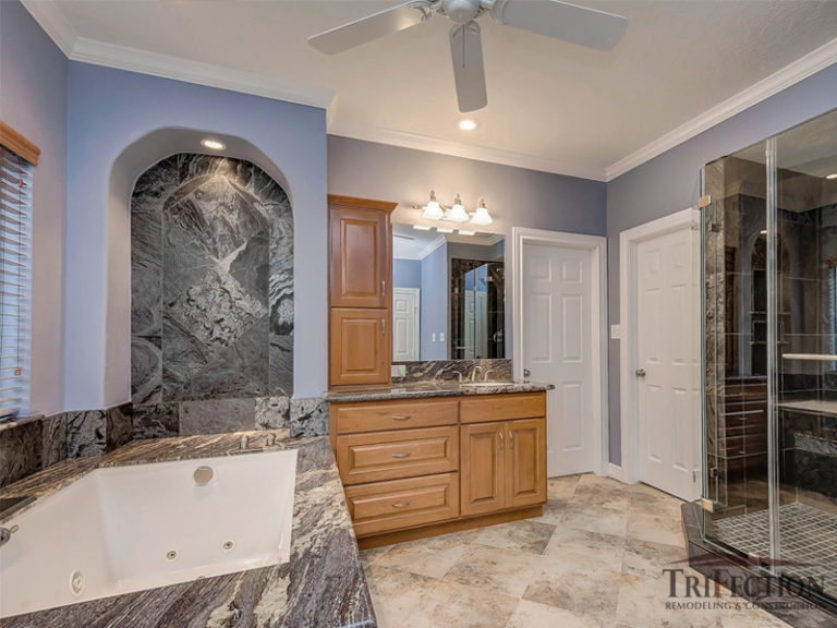 Blue Fantasy Granite Countertop Remodel