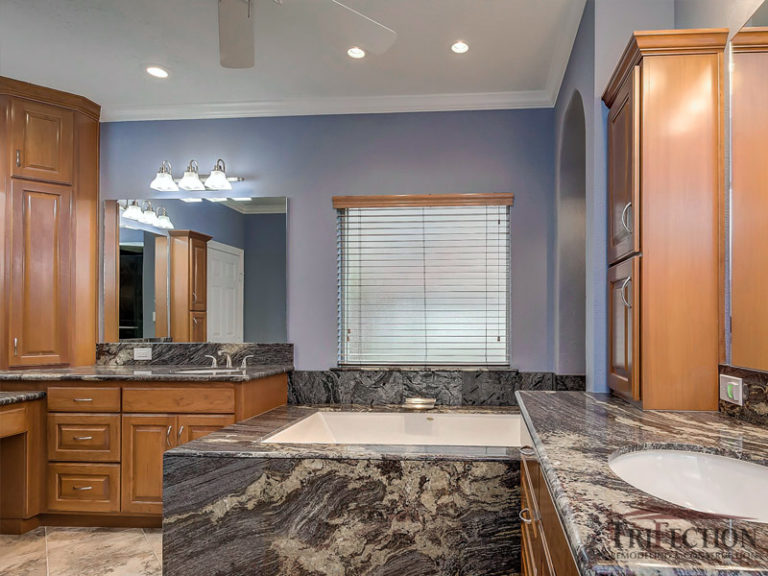 Blue Fantasy Granite Countertop Remodel