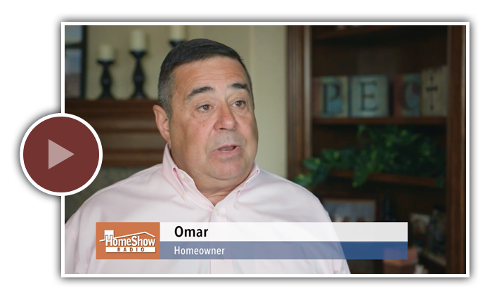 Home owner Omar speaks about custom cabinetry on Home Show video