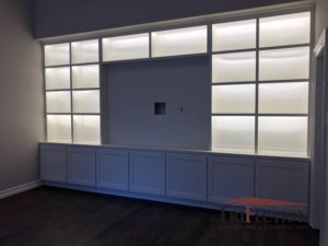 Lighted Entertainment Cabinet