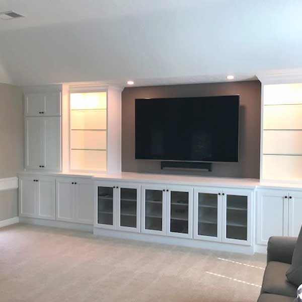 Memorial custom cabinets