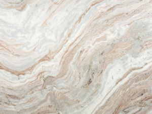 Close up of quartzite countertop
