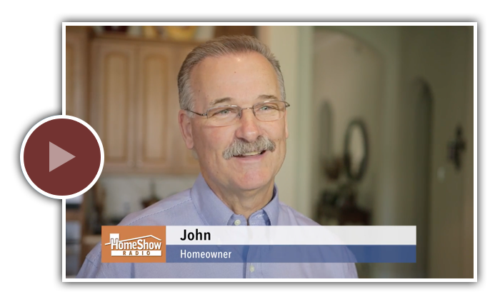 Home Show bathroom remodeling video with home owner John
