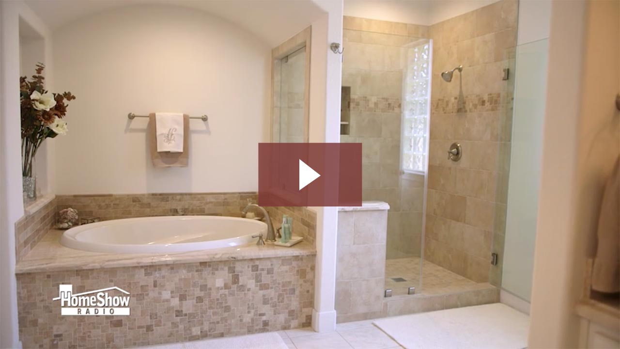 Watch how a well-built custom shower prevents water leakage